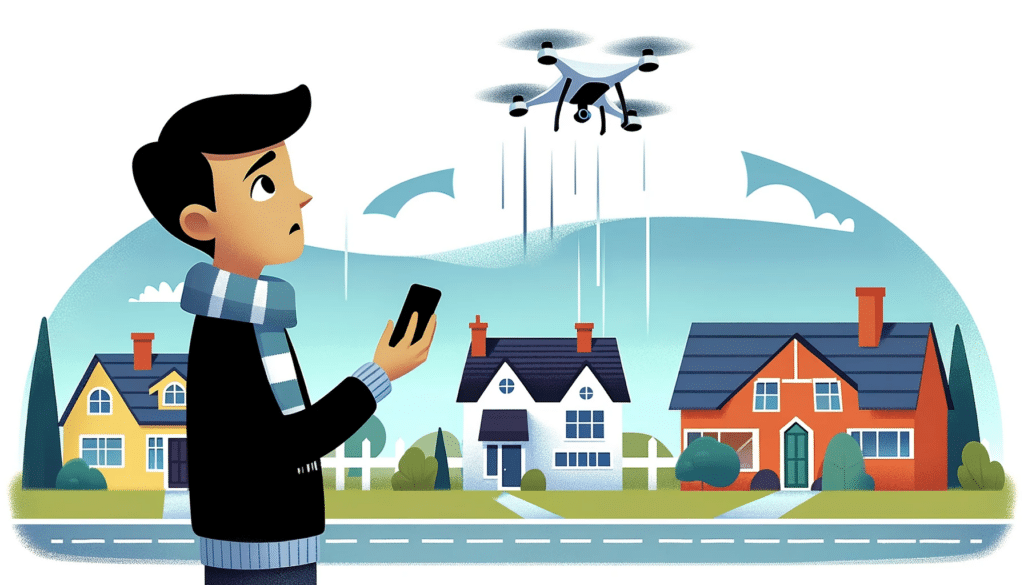 Drone Flying over your property