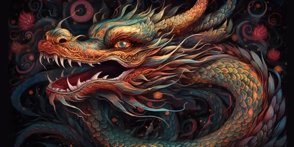 A_digital_illustration_of_a_traditional_Chinese_dragon