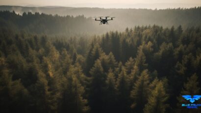 Drone Over Forest